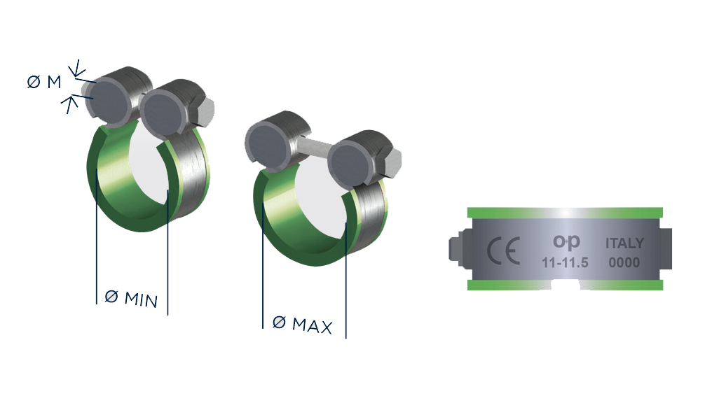 FASCETTE STOPFLEX PER TUBO FLESSIBILE